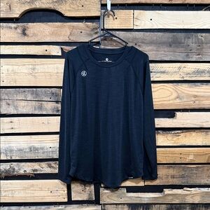 Legends ENZO Long Sleeve Shirt Mens XL Training
Athletic Performance Gym Black